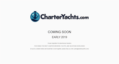 Desktop Screenshot of charteryachts.com